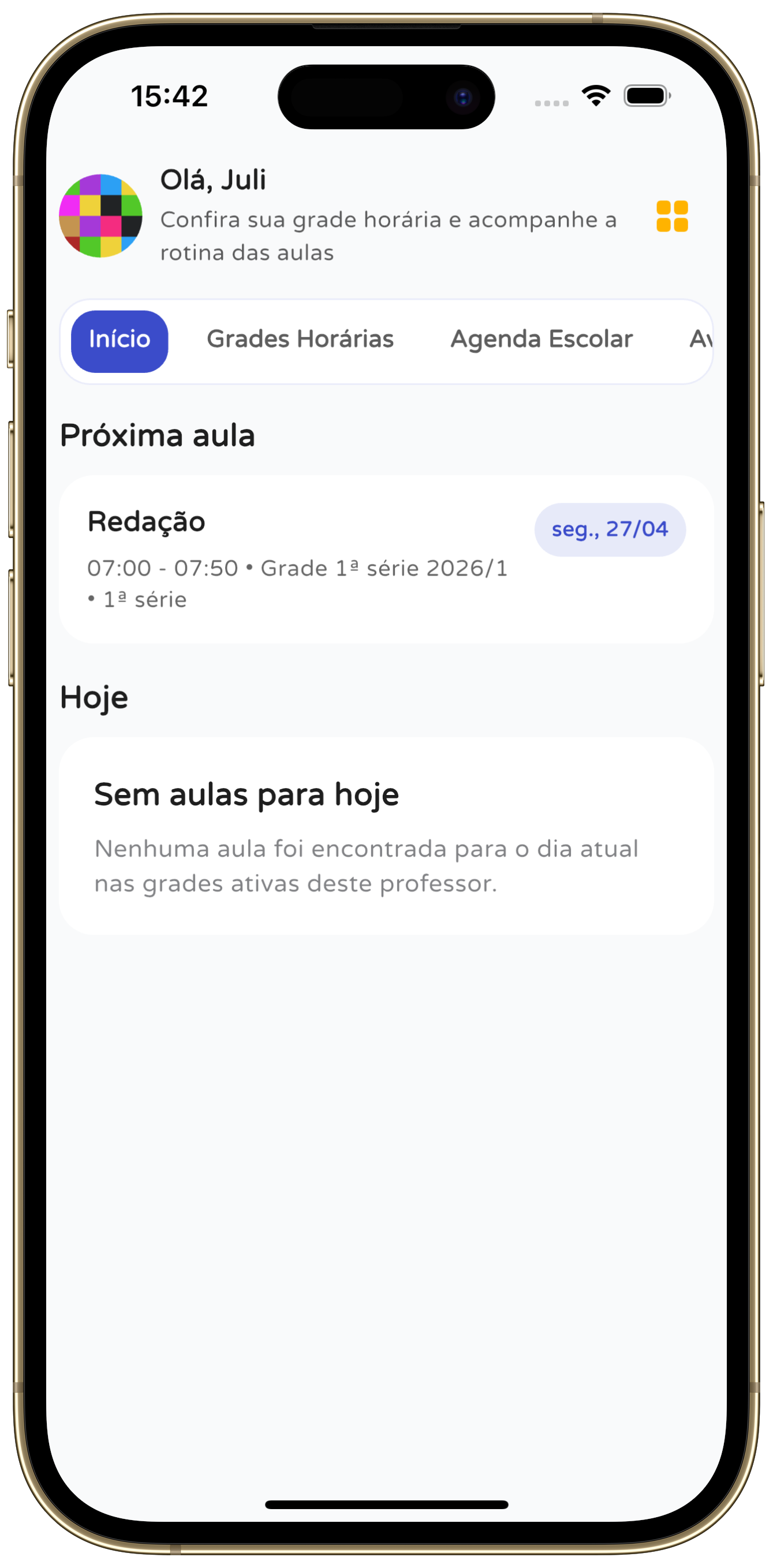 Tela de edição do aplicativo WallMaker.